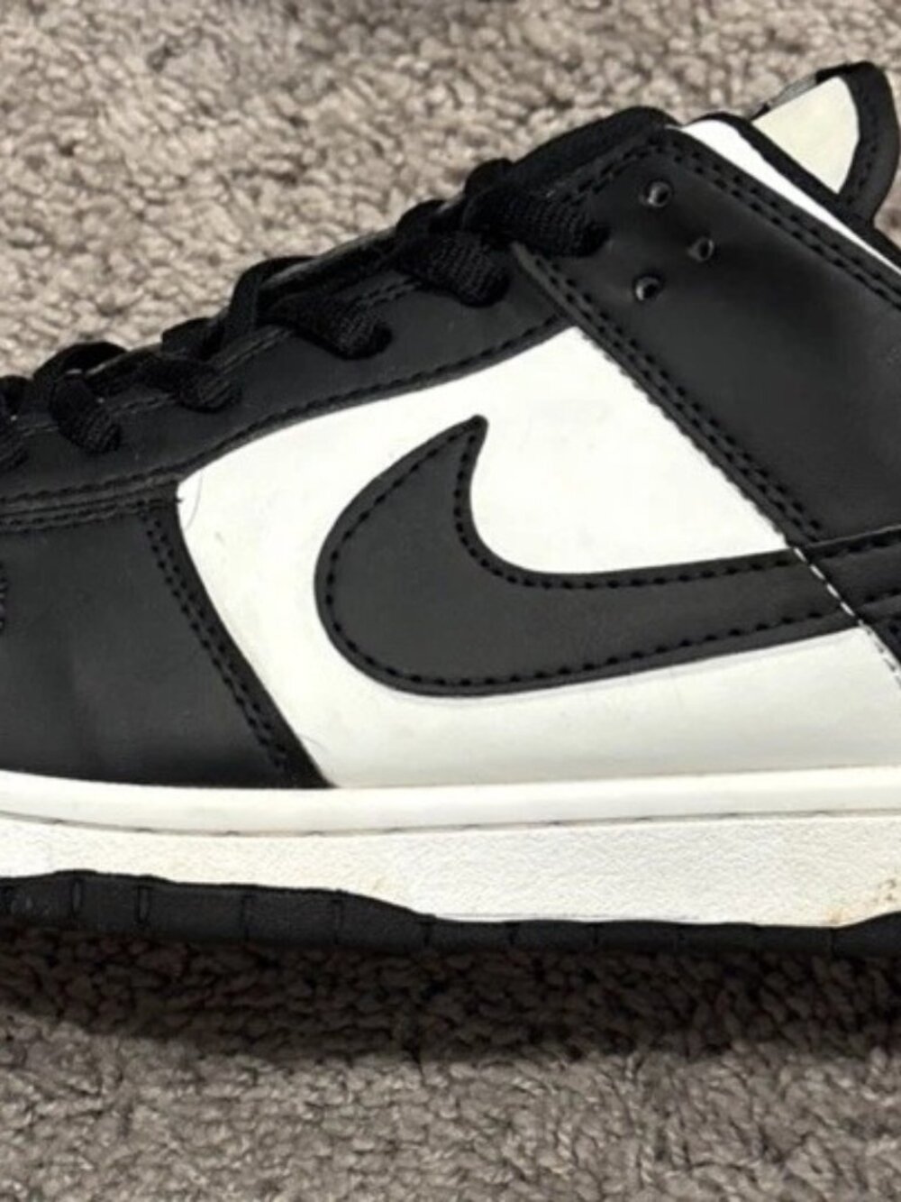 Nike Dunk Low Panda Men's Size 12 White Black Shoes Sneakers DD1391-100